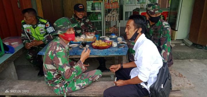 Anggota Satgas TMMD Berterima Kasih Kepada Warga Dalam Aktifitas Saat Di Desa